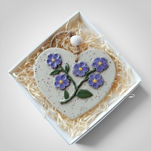 Serce - ceramiczna zawieszka